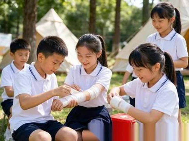 紧急包扎 —— 少长集航空研学基地