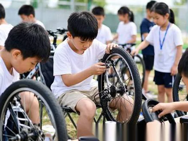 修自行车 —— 少长集航空研学基地