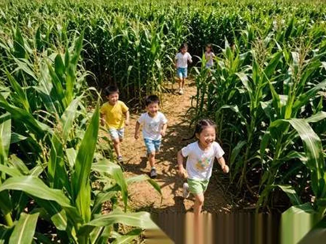 玉米迷宫游 —— 少长集航空研学基地